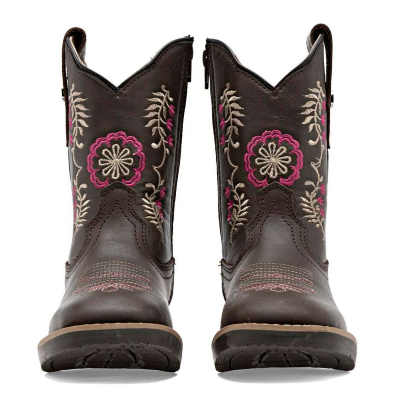 BOTA VAQUERA MORA WEST CIRILA CAFE BEIGE FIUSHA Piel