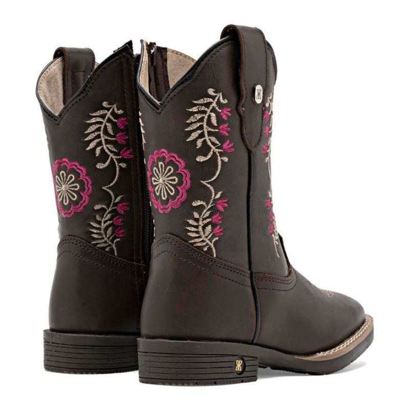 BOTA VAQUERA MORA WEST CIRILA CAFE BEIGE FIUSHA Piel