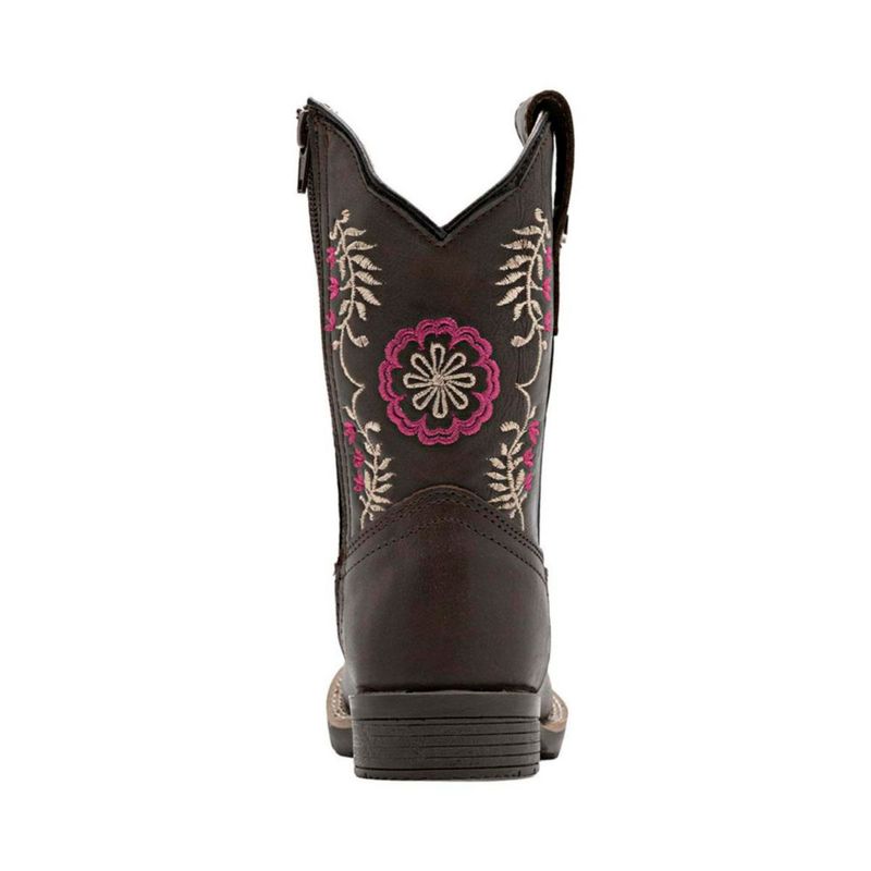 BOTA VAQUERA MORA WEST CIRILA CAFE BEIGE FIUSHA Piel