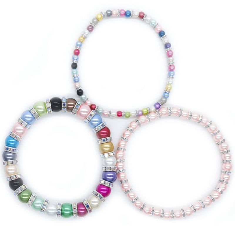 Cuentas separadoras Weebee 100 uds de cristal 4-10 mm