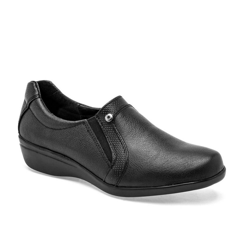 CONFORT CERRADO MORA CONFORT ADRIANA NEGRO TACON 4 cm Piel
