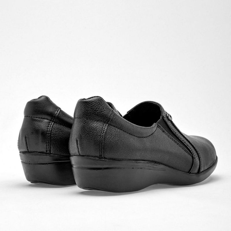 CONFORT CERRADO MORA CONFORT ADRIANA NEGRO TACON 4 cm Piel