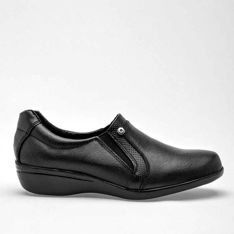 CONFORT CERRADO MORA CONFORT ADRIANA NEGRO TACON 4 cm Piel