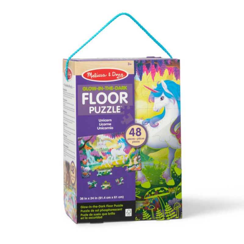 Rompecabezas Melissa & Doug de 48 piezas que brillan en la oscuridad