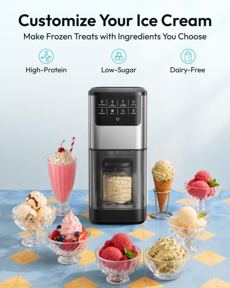 Máquina de Helados EUHOMY 2 Pintas 7‑en‑1