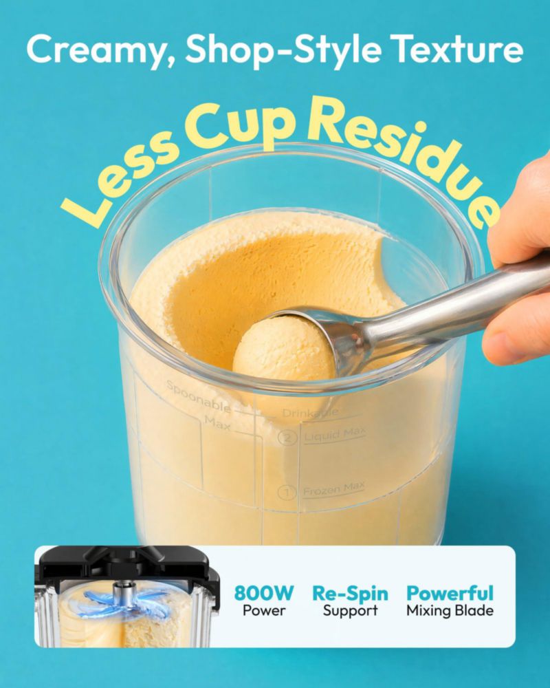 Máquina de Helados EUHOMY 2 Pintas 7‑en‑1