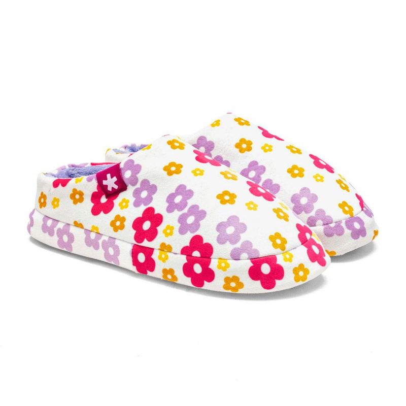 PANTUFLA MORAMORA REMY BLANCO MULTICOLOR