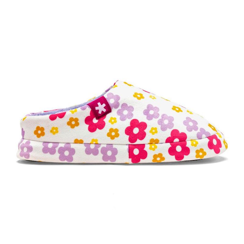 PANTUFLA MORAMORA REMY BLANCO MULTICOLOR