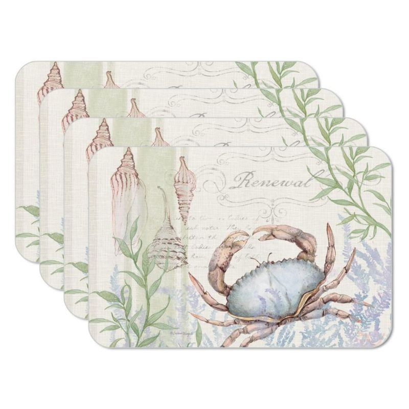 Mantel individual CounterArt 43 × 29 cm 4 unidades reversible