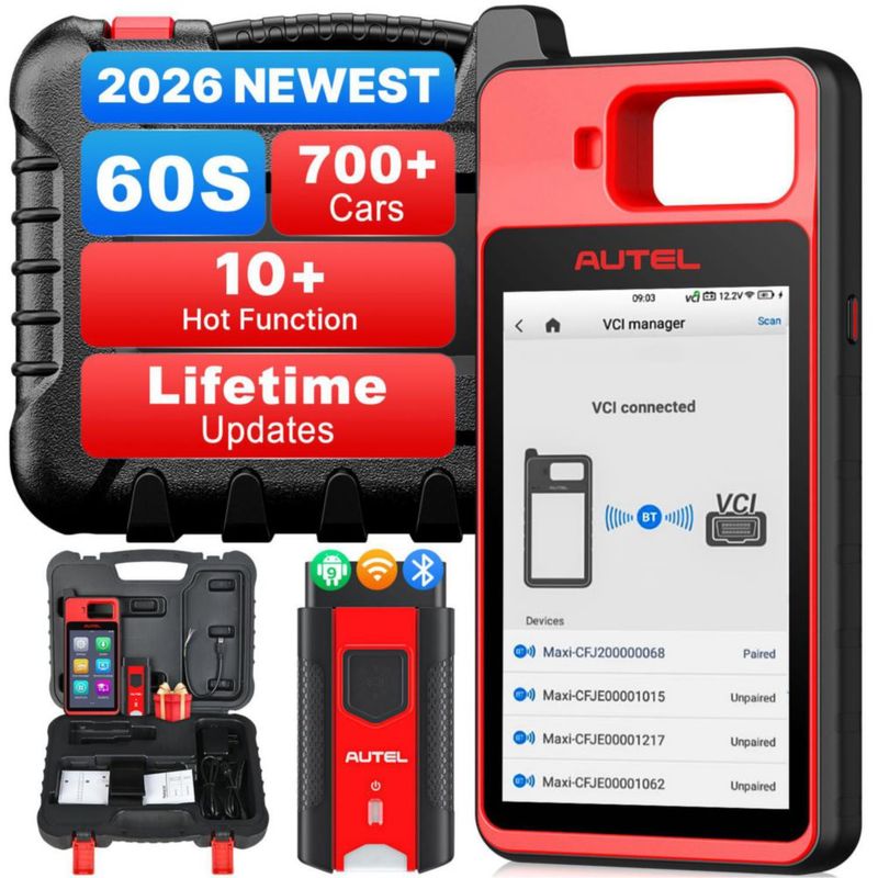 Escáner Autel MaxiIM KM100 Actualización de por vida para más de 700 vehículos