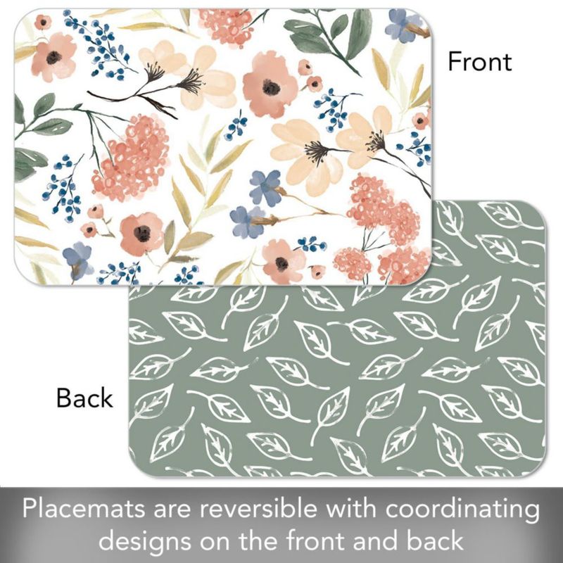 Mantel individual CounterArt 43 x 29 cm (juego de 4) reversible