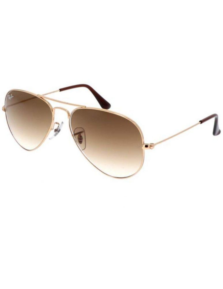 Lentes Anteojos de Sol Ray Ban Aviator RB3025 Degrade dorado/marrón  58-14