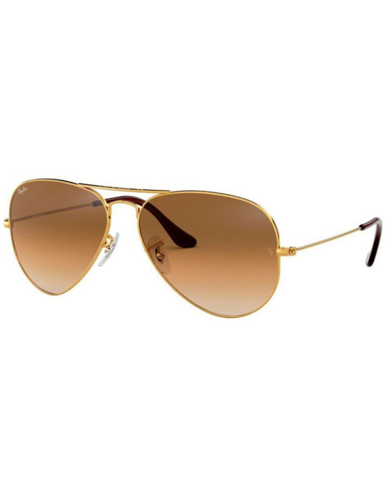 Lentes Anteojos de Sol Ray Ban Aviator RB3025 Degrade dorado/marrón  58-14