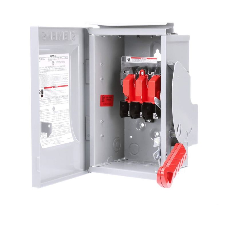 Interruptor de Seguridad SIEMENS 30 A 3 Polos 600 V 3 Hilos