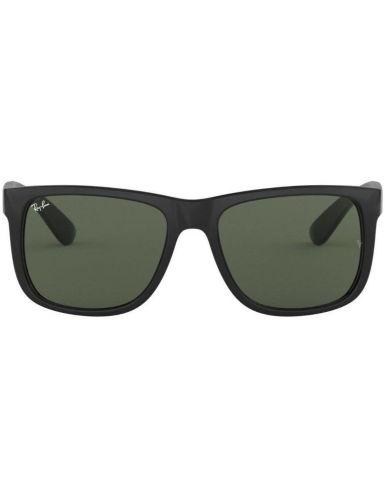 Anteojos Lentes Sol Ray Ban Polarizado Justin RB4165 Clásico Negro/Verde 54