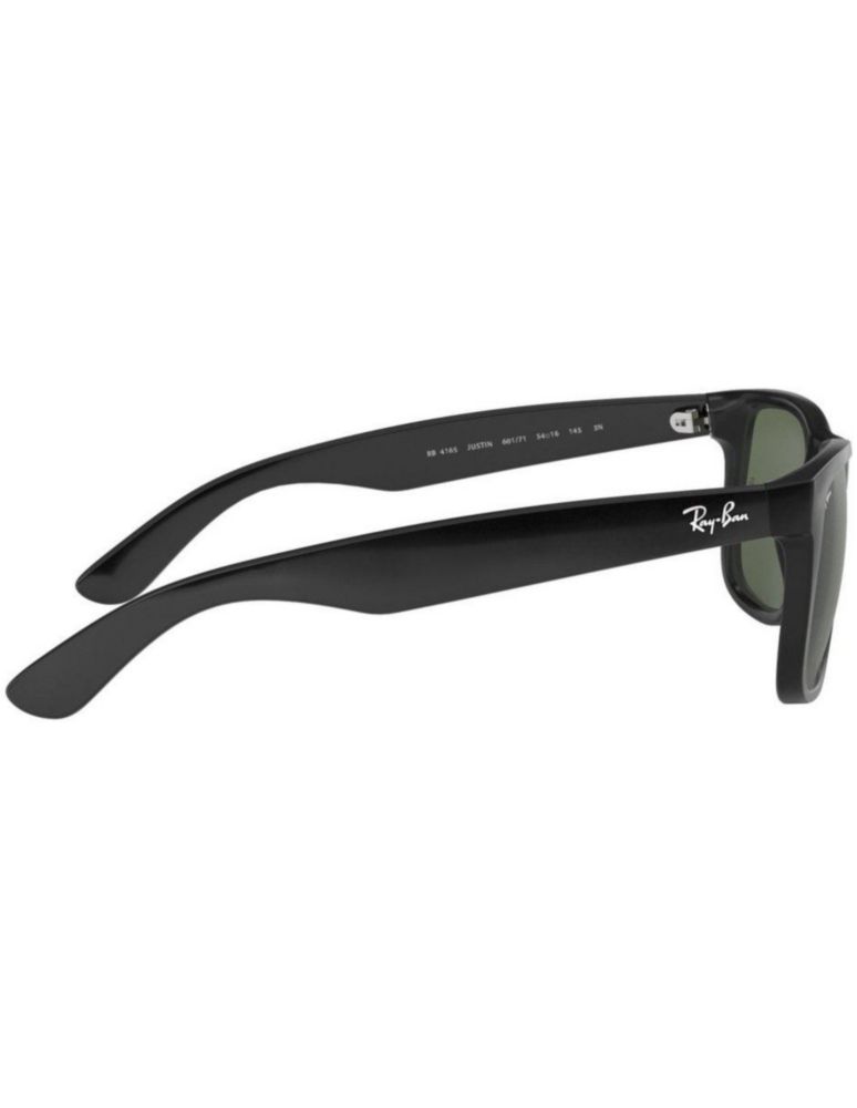 Anteojos Lentes Sol Ray Ban Polarizado Justin RB4165 Clásico Negro/Verde 54