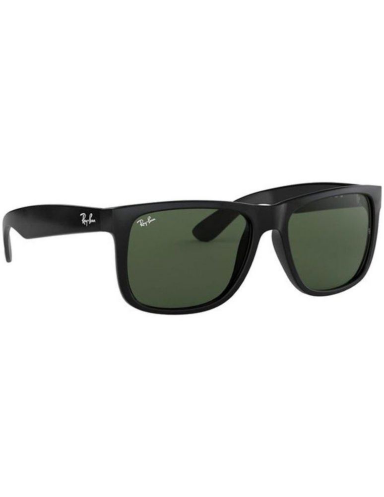 Anteojos Lentes Sol Ray Ban Polarizado Justin RB4165 Clásico Negro/Verde 54
