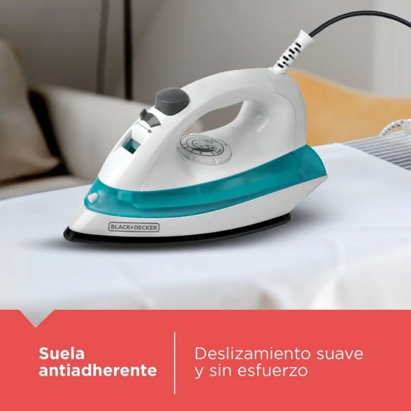 Plancha De Vapor Y Rocio Color Blanco/Azul