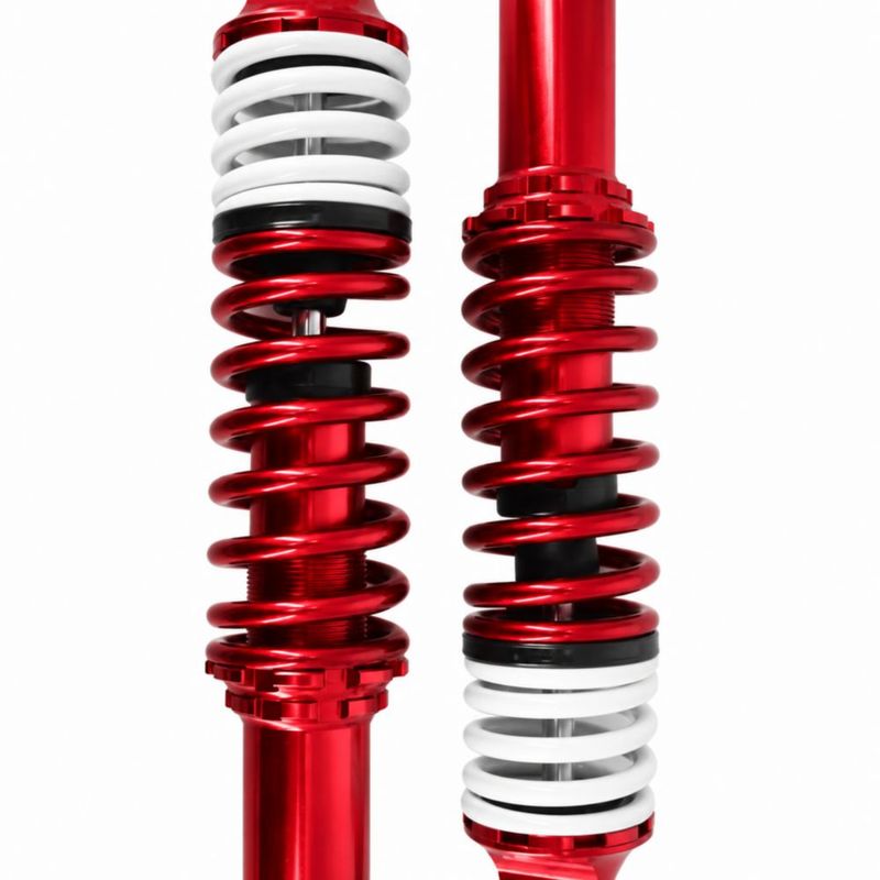 AMORTIGUADOR UNIVERSAL PARA MOTO DE TRABAJO ROJO