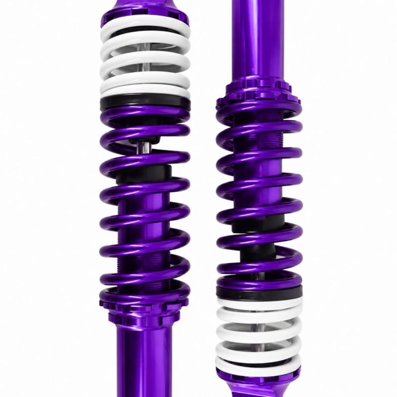 AMORTIGUADOR UNIVERSAL PARA MOTO DE TRABAJO MORADO