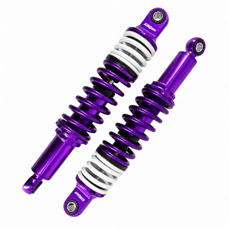 AMORTIGUADOR UNIVERSAL PARA MOTO DE TRABAJO MORADO