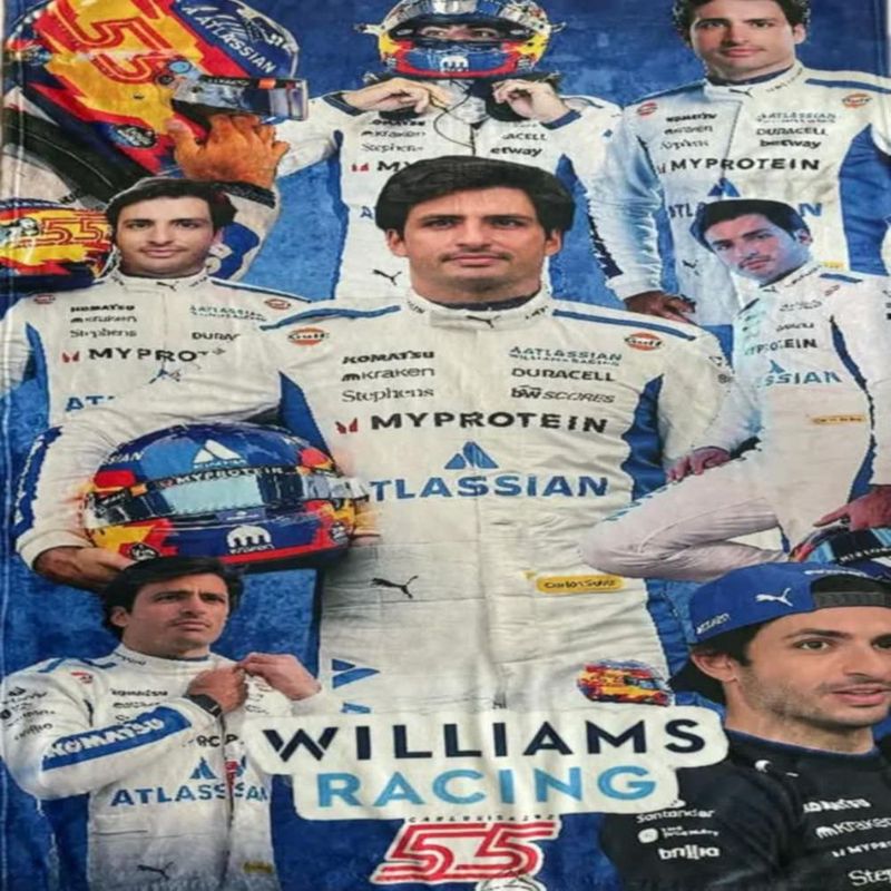 Cobija Frazada Ultra Suave Carlos Sainz Williams Racing