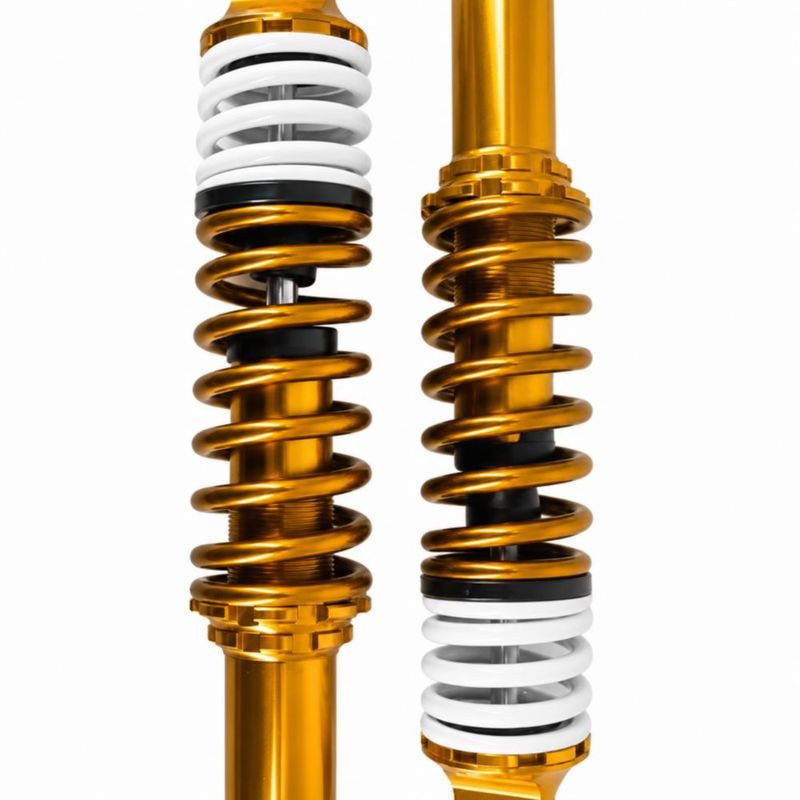 AMORTIGUADOR UNIVERSAL PARA MOTO DE TRABAJO DORADO