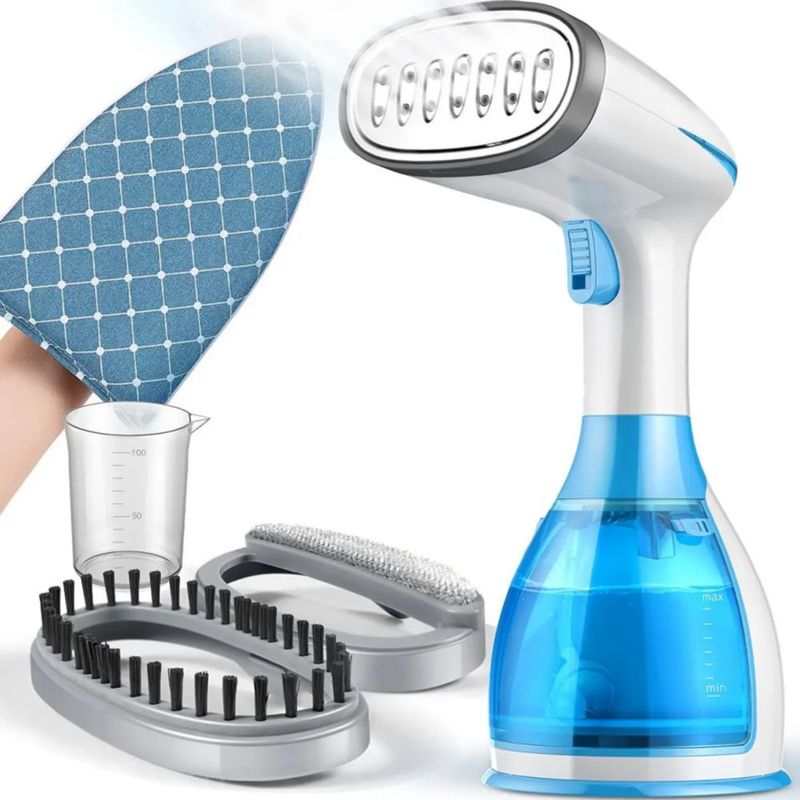 Vaporizador Genérica Easy Steam color blanco y azul 110V