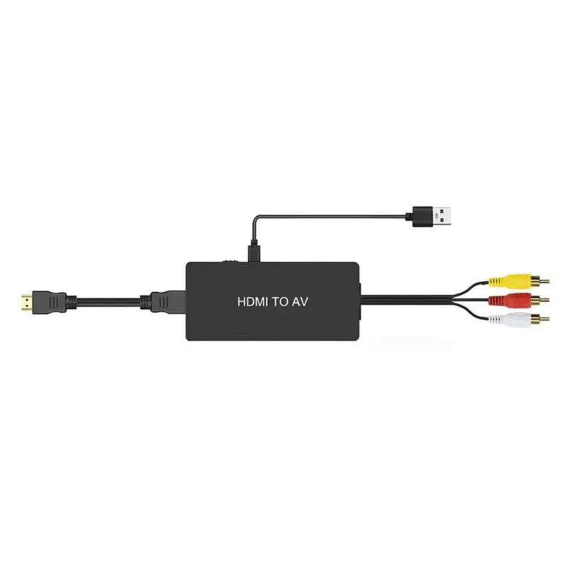 Hdmi Un Convertidor De Rca, Hdmi Av Compuesto Un Vídeo Adapt