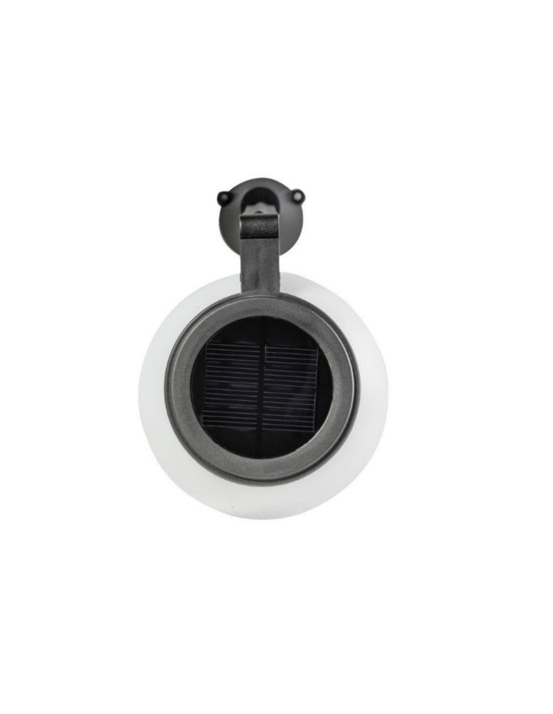 Estaca Solar LED para Jardín Exteriior 3000K Luz Cálida Resistente al Agua IP44 Negro