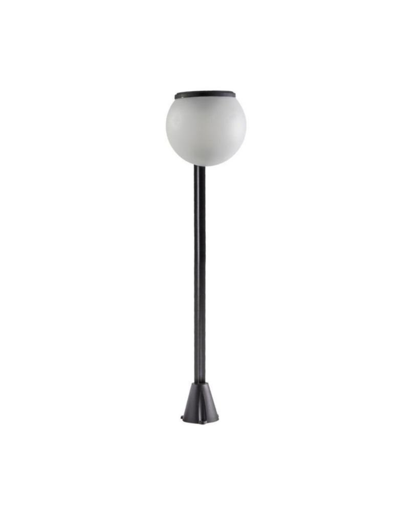 Estaca Solar LED para Jardín Exteriior 3000K Luz Cálida Resistente al Agua IP44 Negro