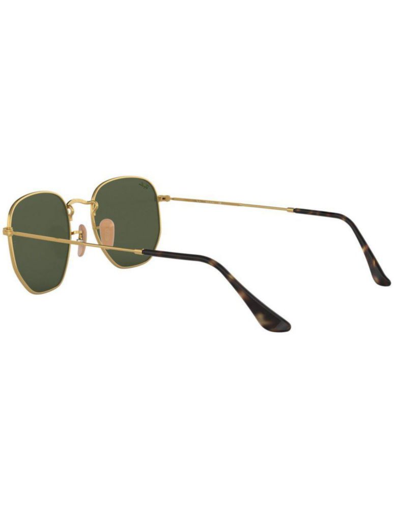 Anteojos Lentes de Sol Ray Ban Hexagonal RB3548N 001 54-21 Clásico dorado/verde