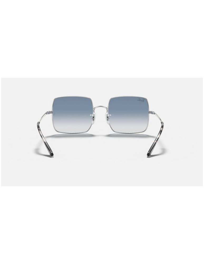 Anteojos Lentes de Sol Ray Ban Square RB1971 Degrade plateado/azul  54-19
