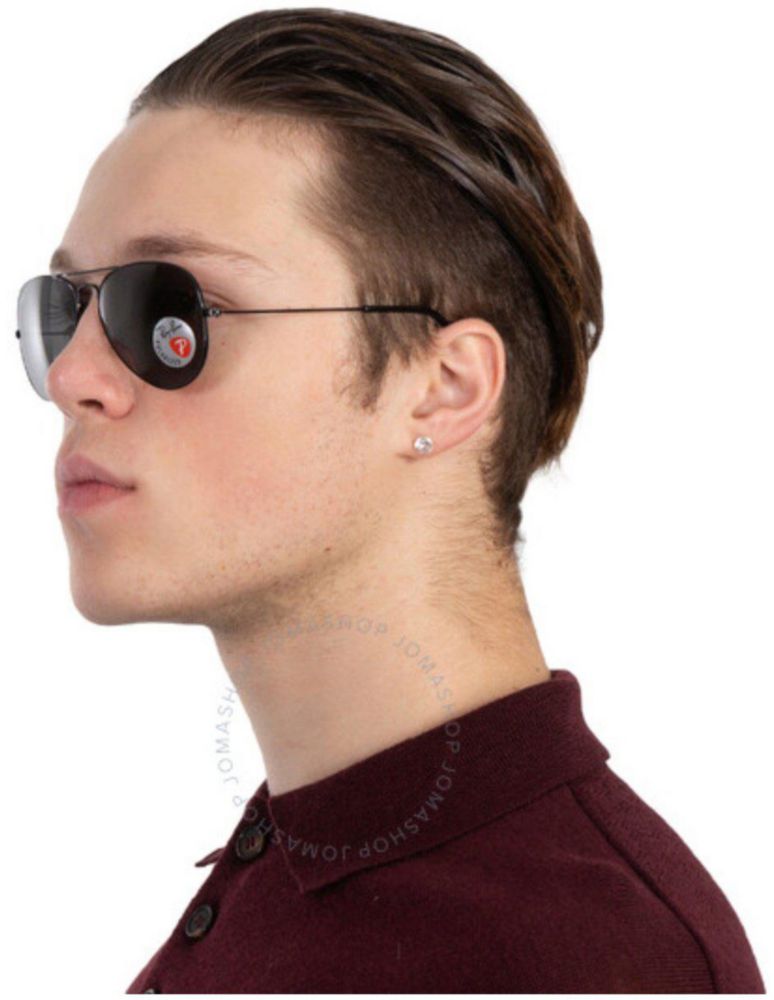 Anteojos Lentes de Sol Ray Ban Polarizado Aviator RB3025 00248 58-14