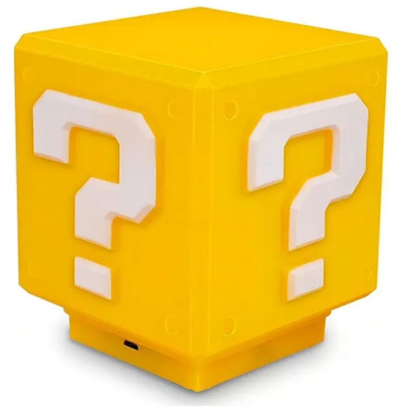 Mario Lamparas Leds Noche Usb Con Signo Sonido,
