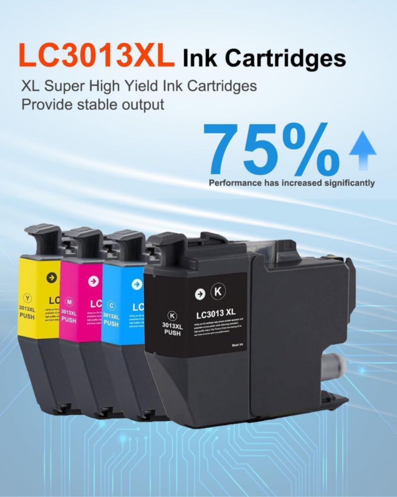 Cartuchos de tinta MANNERES LC3013 XL paquete de 4 (Negro/Cian/Magenta/Amarillo)
