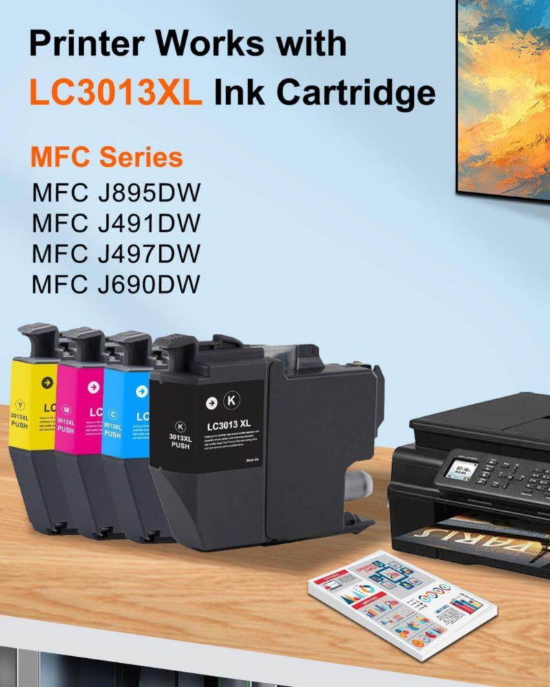 Cartuchos de tinta MANNERES LC3013 XL paquete de 4 (Negro/Cian/Magenta/Amarillo)