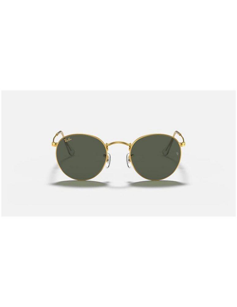 Anteojos Lentes de Sol Ray Ban Round Metal RB3447 919631 53-21 Dorado/Verde