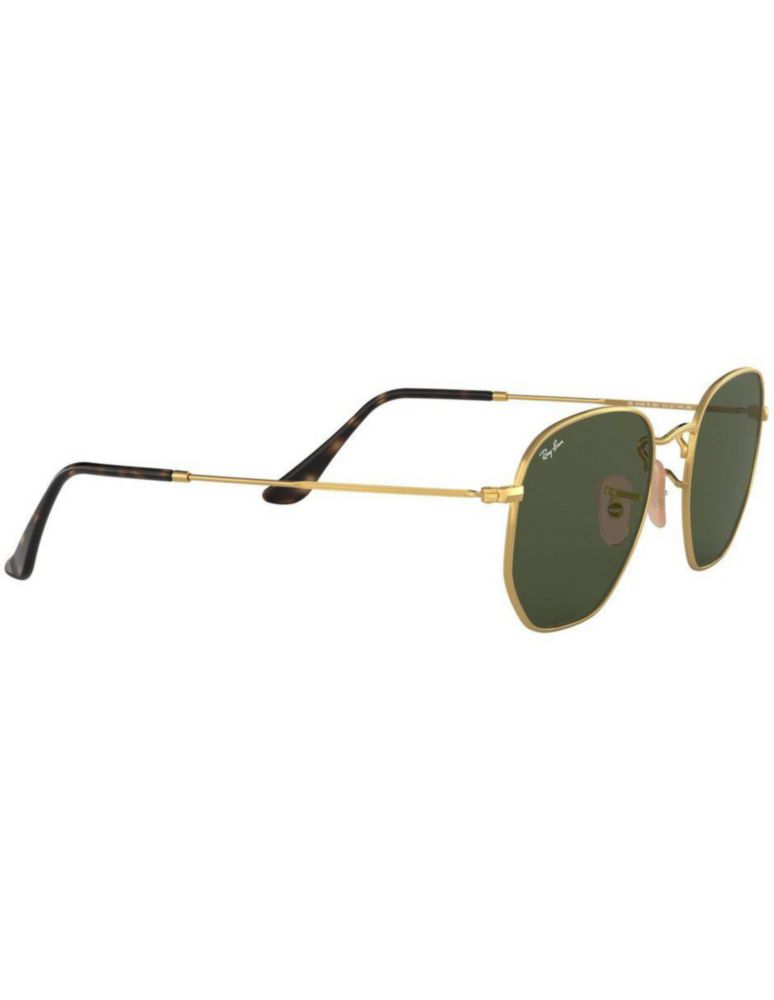 Anteojos Lentes de Sol Ray Ban Hexagonal RB3548N 001 51-21 Clásico dorado/verde