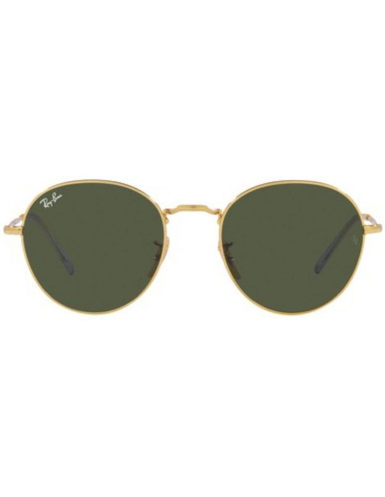 Anteojos Lentes de Sol Ray Ban David RB3582 00131 53-20 Clásico dorado/verde