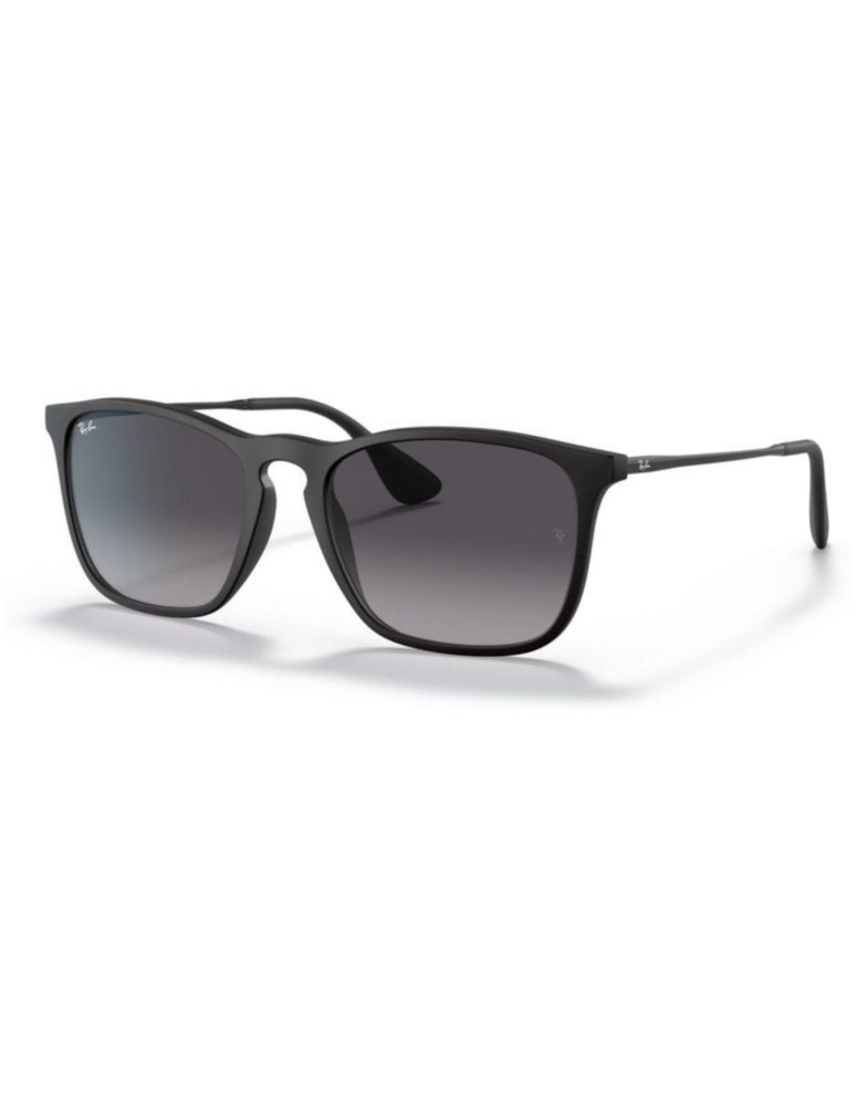 Anteojos Lentes de Sol Ray Ban Chris RB4187 6228G 54-18 Degrade negro mate/gris