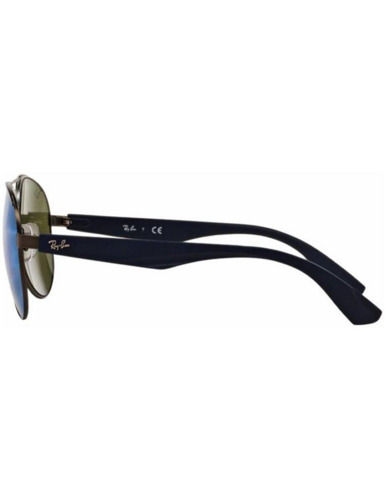 Lentes Anteojos de Sol Ray Ban Aviator RB3523 Espejo azul/metal mate 59-17