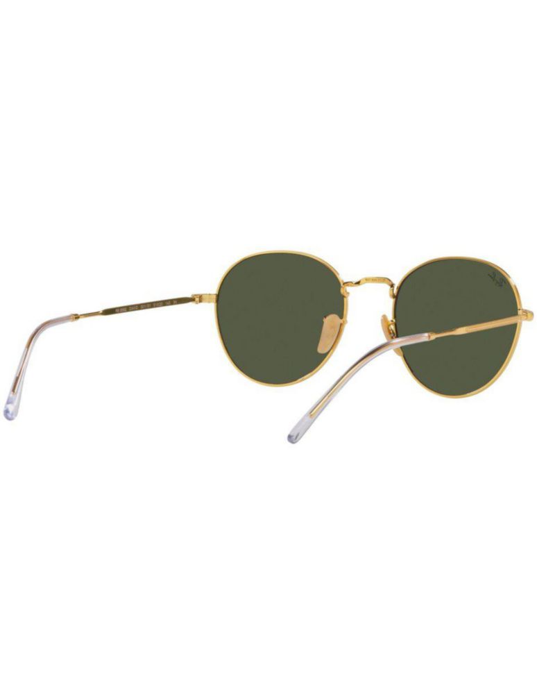 Lentes Anteojos de Sol Ray Ban David RB3582 00131 53-20 Clásico dorado/verde