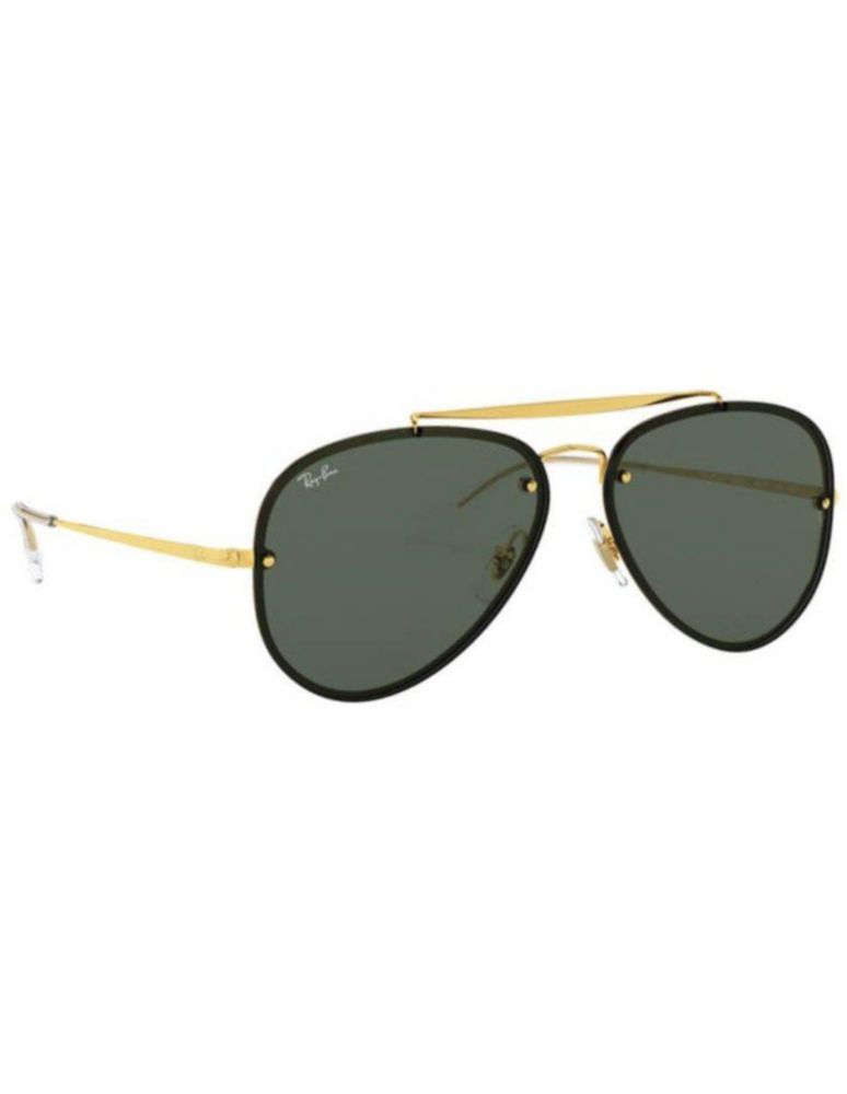 Anteojos Lentes de Sol Ray Ban Blaze Aviator RB3584N Clásico dorado/verde 61-13