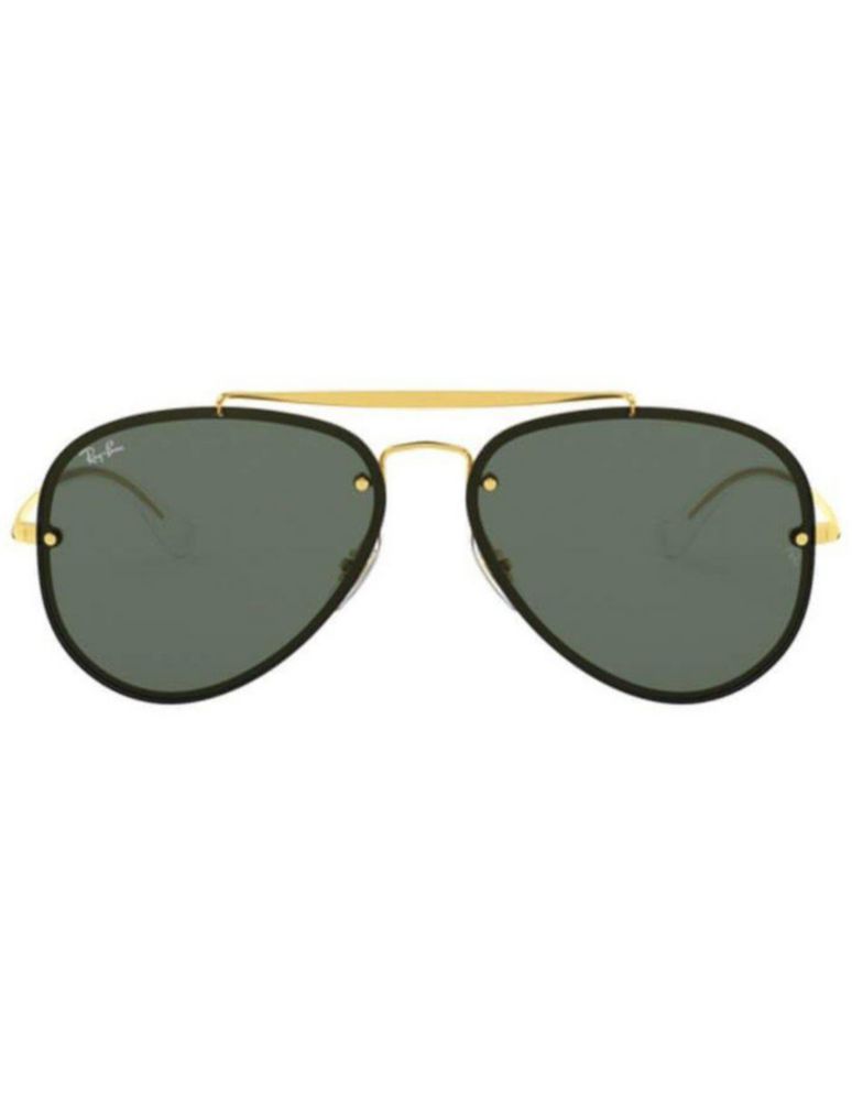 Anteojos Lentes de Sol Ray Ban Blaze Aviator RB3584N Clásico dorado/verde 61-13