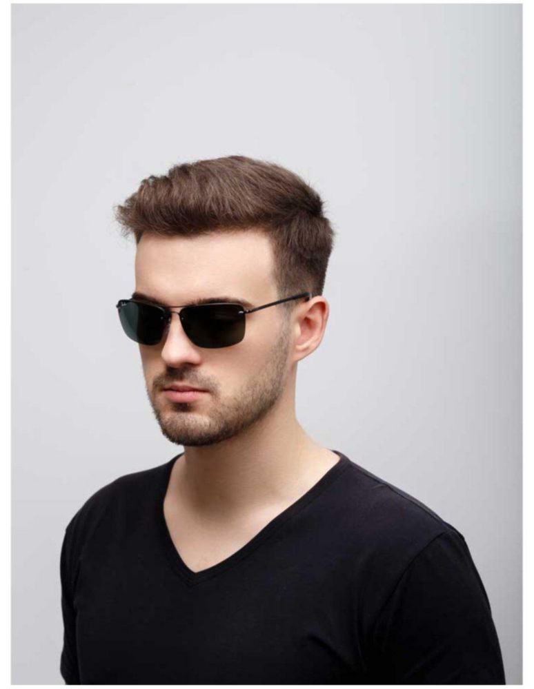 Anteojos Lentes de Sol Ray Ban Classic RB3607 002/71 61 Clásico negro/verde