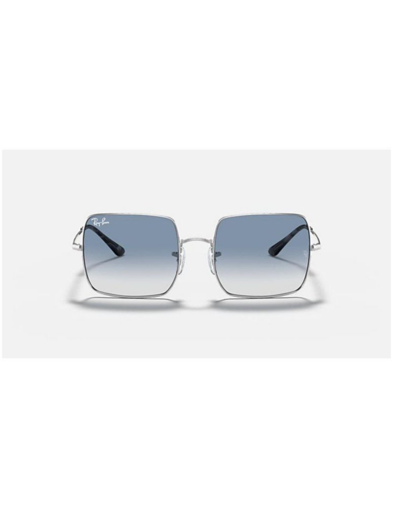 Lentes Anteojos de Sol Ray Ban Square RB1971 Degrade plateado/azul  54-19