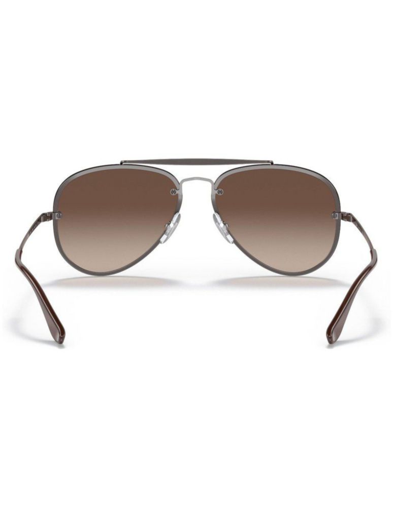 Lentes Anteojos de Sol Ray Ban Blaze Aviator RB3584N Degrade marrón/metal 61-13