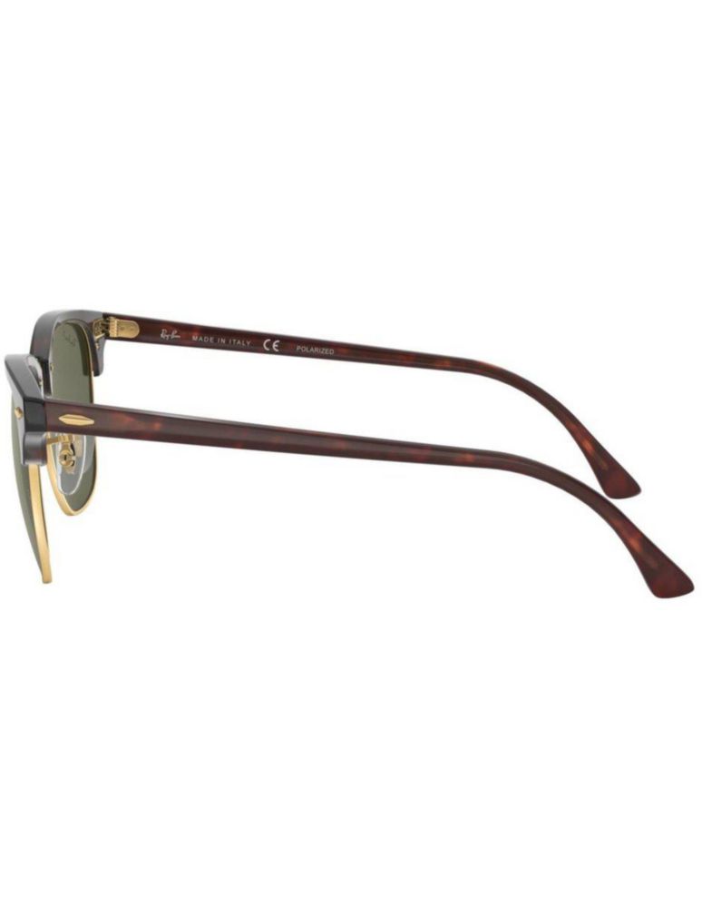 Lentes Anteojos de Sol Ray Ban Polarizado Clubmaster RB3016 99058 51-21
