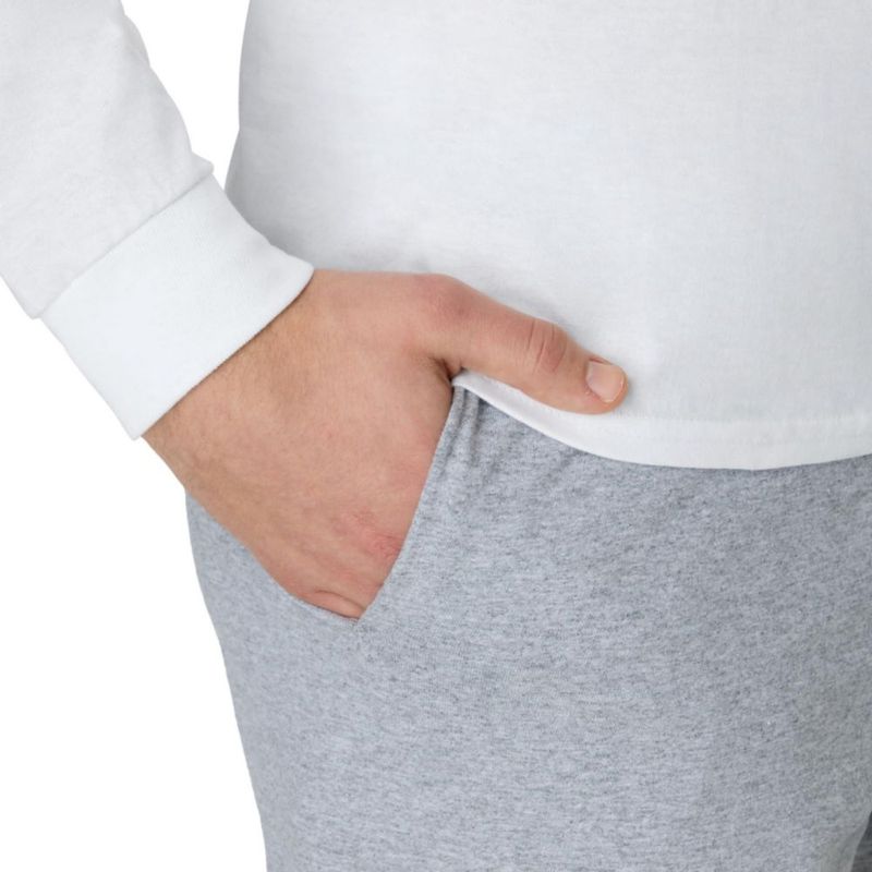 SHORTS Hanes XXL 19 cm Light Steel algodón